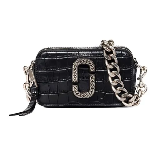 MARC JACOBS Snapshot Cow Leather Camera Bag Box Bag Shoulder Bag Crossbody Bag Women's Black