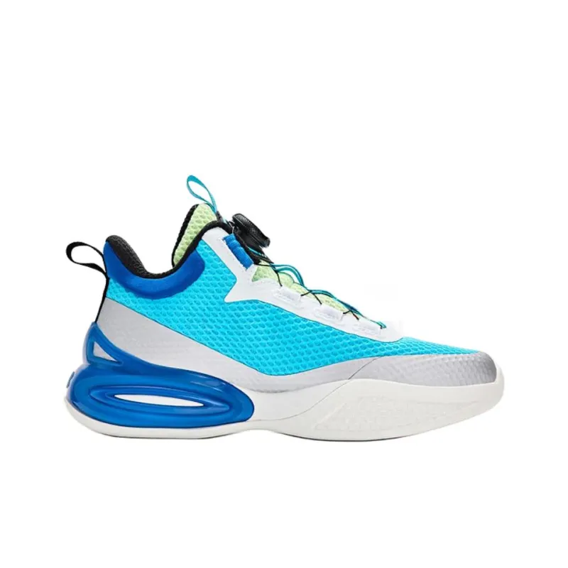 Under Armour Slip Resistant Anti Kick Low Top Children's Basketball Shoes Blue Teenagers-1