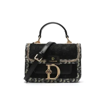 SEPTWOLVES PU Handbag Regular Women's Black