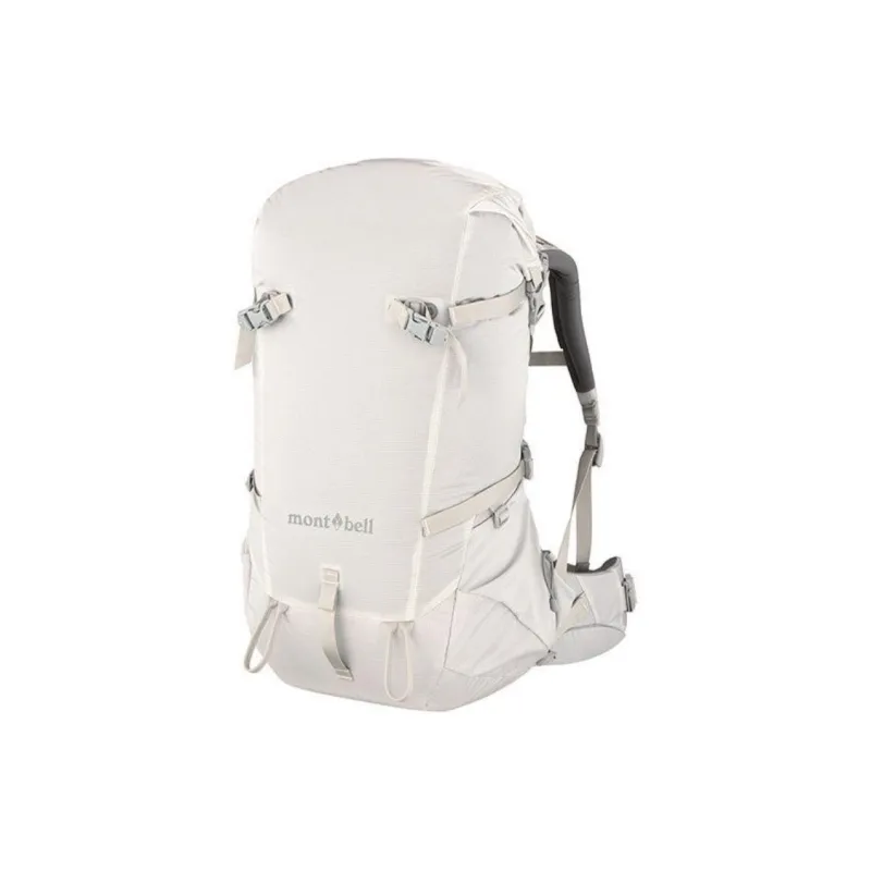 MONTBELL Nylon Outdoor Mountaineering Bag, Backpack Regular Women's Light Gray-1