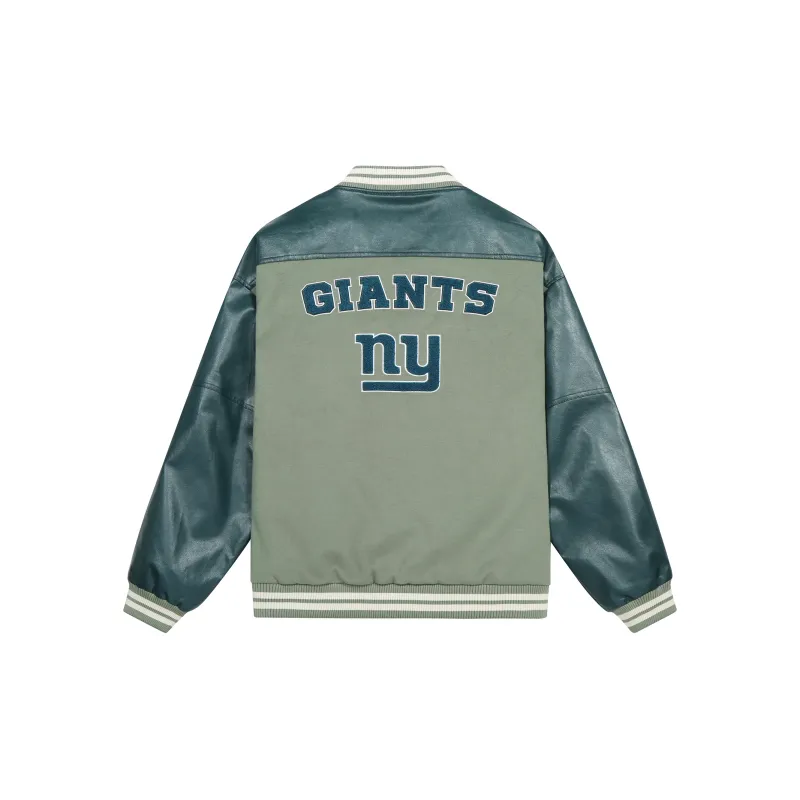 NFL Baseball Jacket Unisex Navy Blue-17