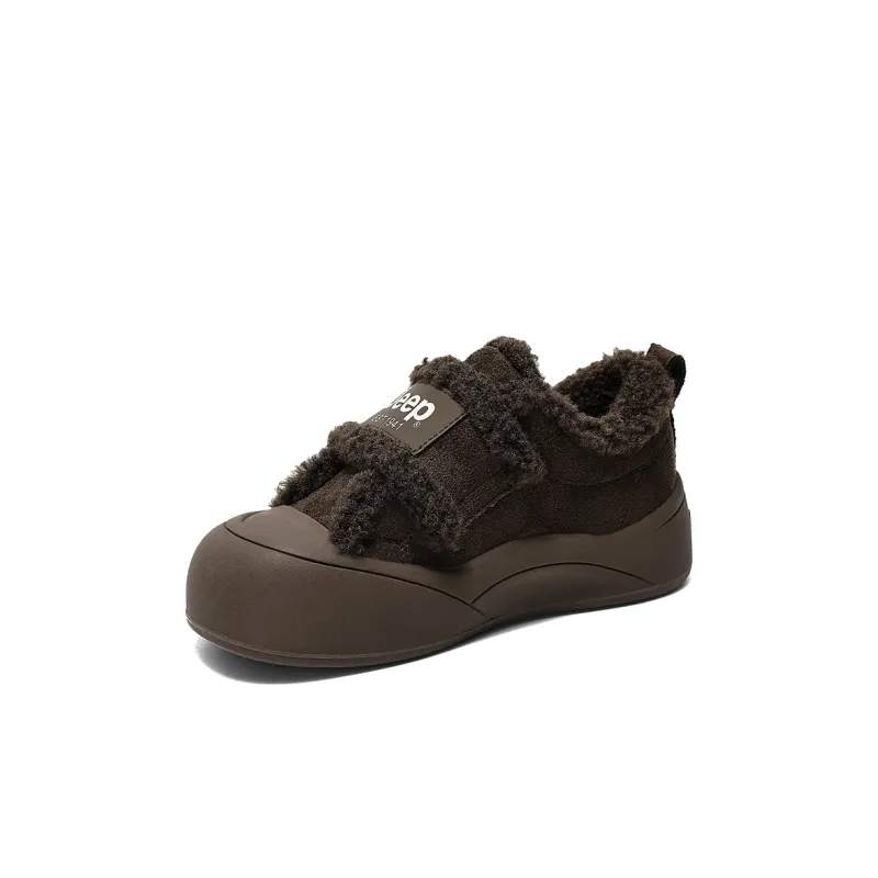 Jeep Anti Slip Wear Resistant Kids Lifestyle Shoes Dark Coffee Kids'-1