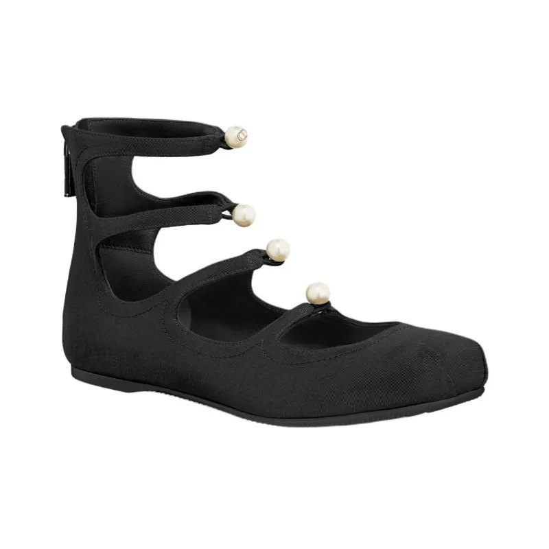 DIOR Jolie Dior Casual Single Shoes Women's Black-2