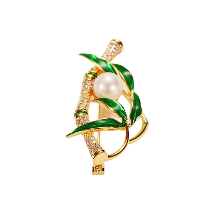 HENGSHENG Freshwater Pearl Brooches Unisex-5