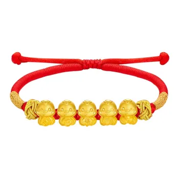 9i Gold Bracelet Unisex