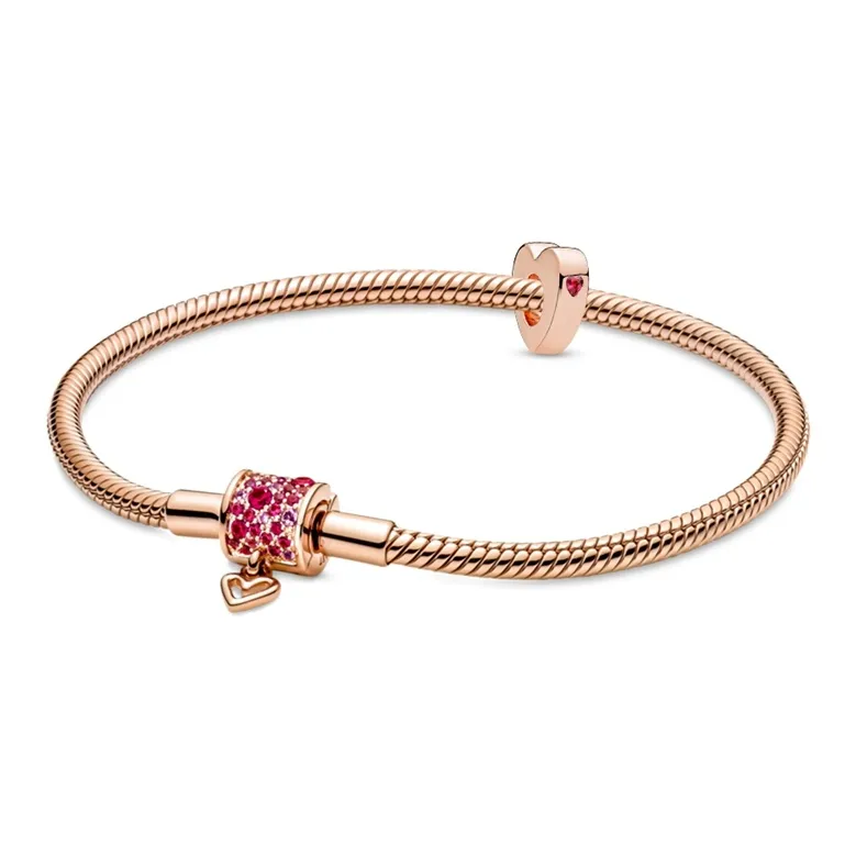 Pandora Copper Silver Alloy Bracelets Unisex-43