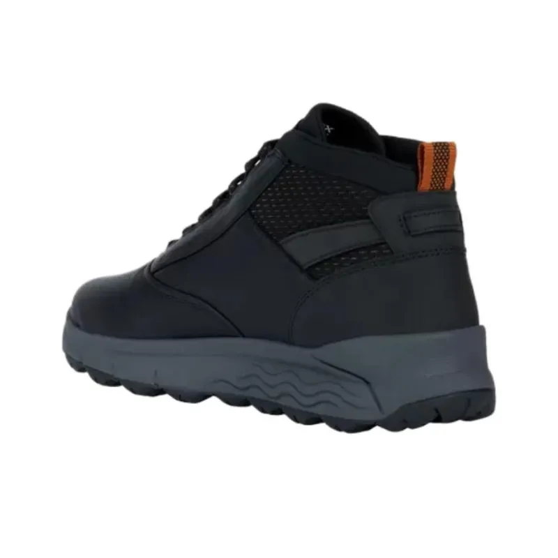 GEOX Spherica 4x4 Ab Anti-Slip Wear-Resistant Mid-Top Casual Shoes Men's Black-2