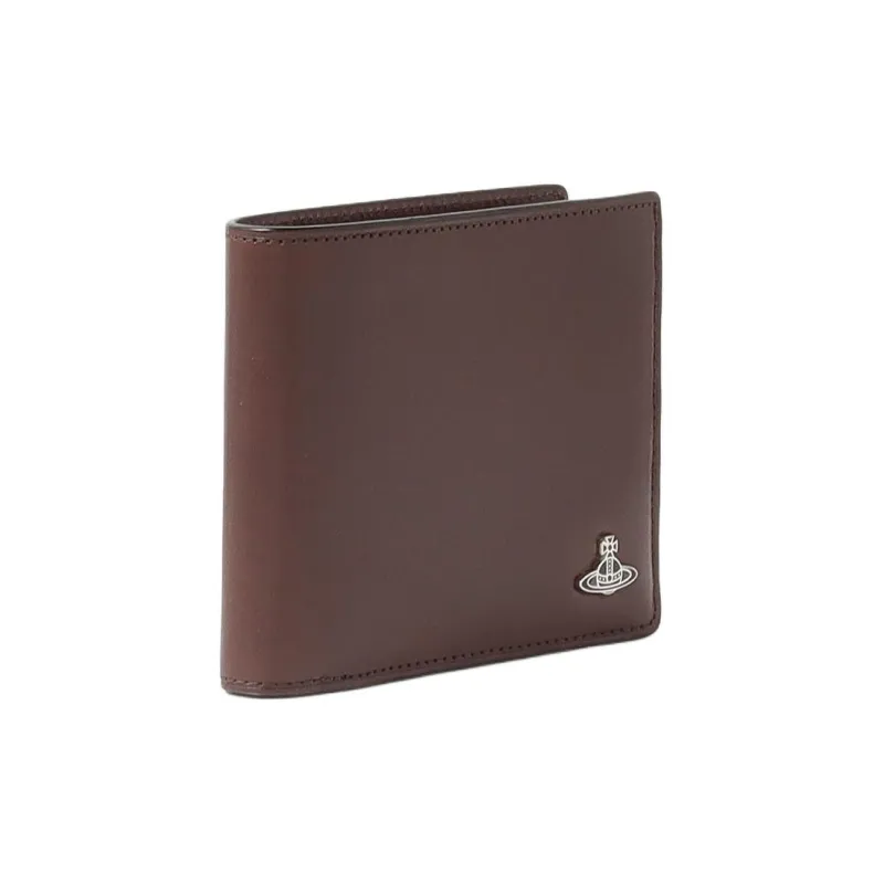Vivienne Westwood Cow Leather Wallet Men's Brown-1