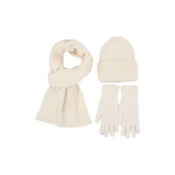 LE TISSERAND Glove Hats & Caps Scarf Three Piece Set Unisex