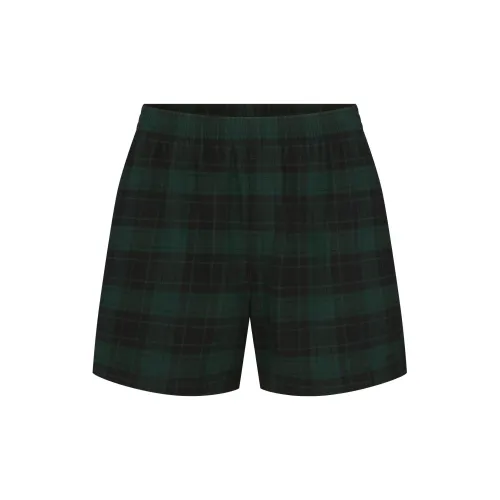 SKIMS Fake Day Collection FW24 FLANNEL SLEEP MENS SHORT Pajama Pants Men's Cypress Plaid/Cypress Check