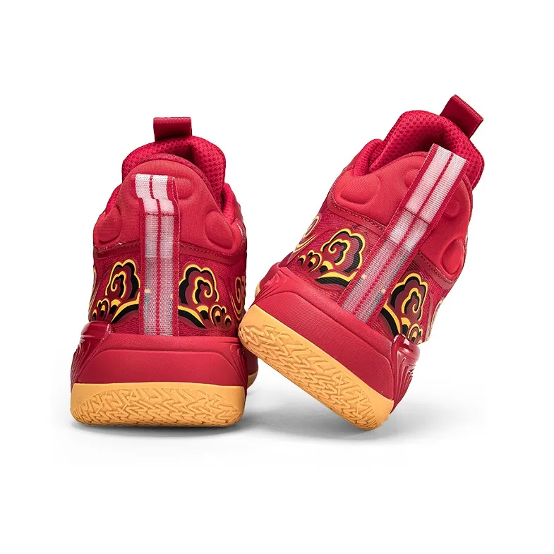 ANDEZHANMUSI Cushioning Anti-Slip And Wear-Resistant Breathable Coverage High-Top Basketball Shoes Men's-3