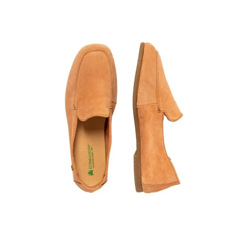 El Naturalista CROCHE Loafers Women's Peach-2