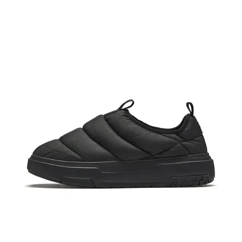 Anta Life Collection Anti Slip And Wear Resistant Warm Low Top Casual Shoes Men's Basic Black