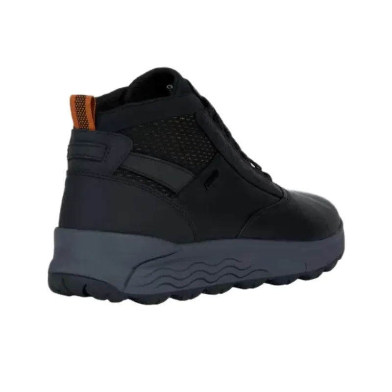 GEOX Spherica 4x4 Ab Anti-Slip Wear-Resistant Mid-Top Casual Shoes Men's Black-3