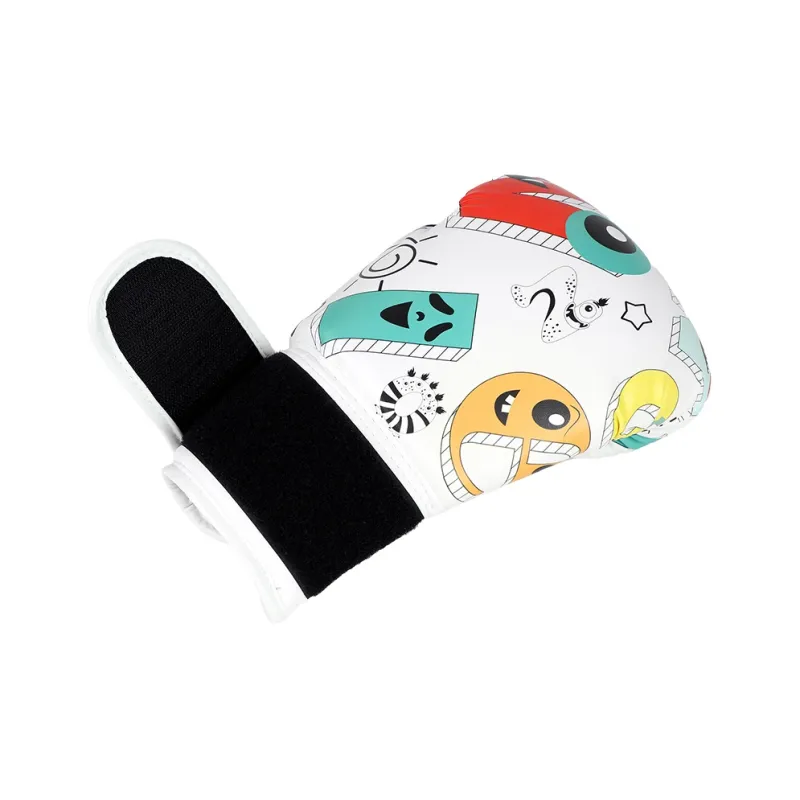 WESING Boxing Gloves Sanda Martial Arts Muay Thai Kids' White-5