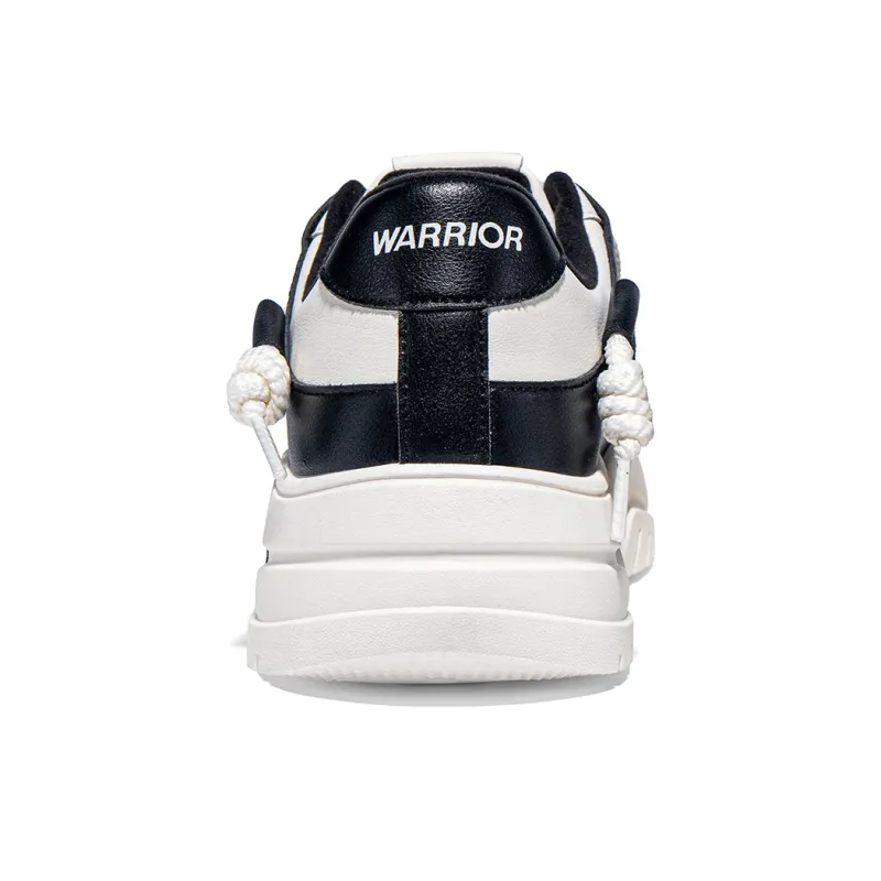 Warrior Casual Shoes Warm Cushioning And Wear Resistant Low Top Skateboard Shoes Men's Beige Black-4