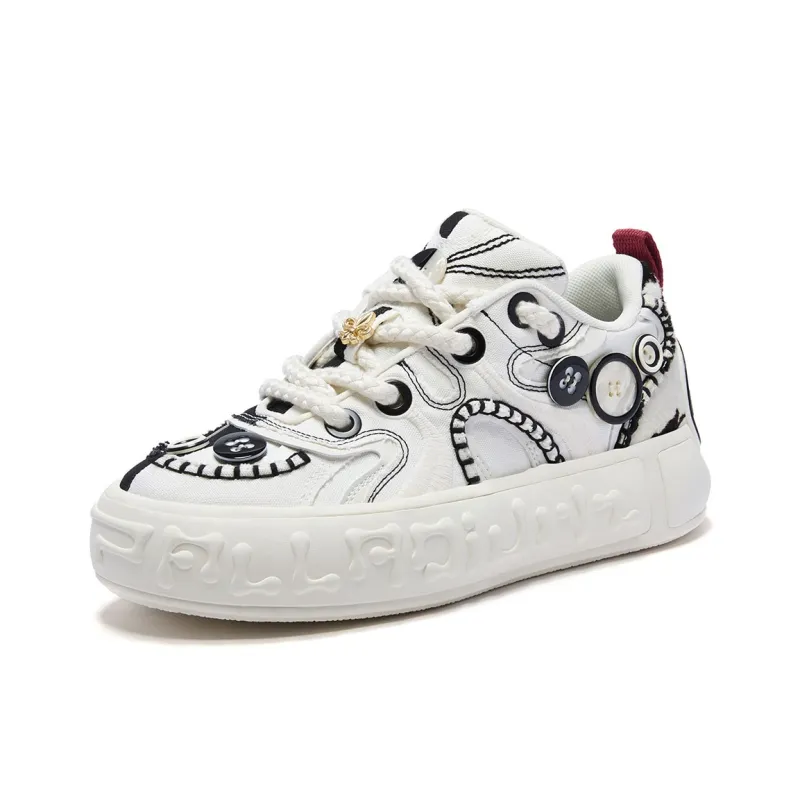 Palladium Abrasion Resistant Slip Resistant Low Top Skateboard Shoes Unisex-2