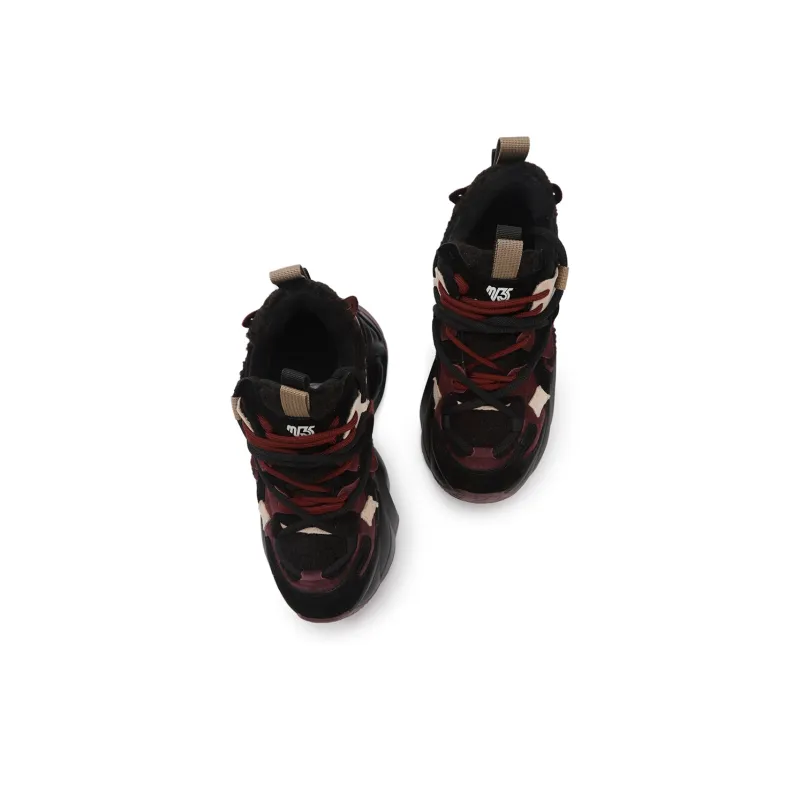 TOM TAILOR Breathable Height Increasing Warmth Chunky Sneakers Women's-3