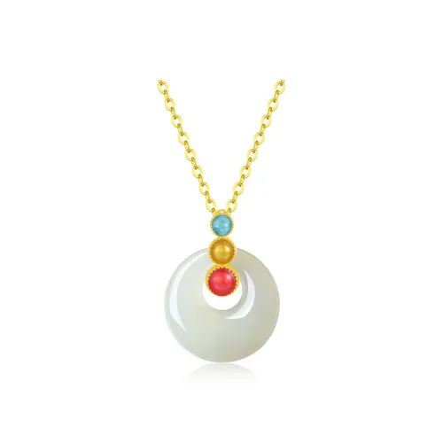 CHIEMOT Chalcedony Necklaces Women's