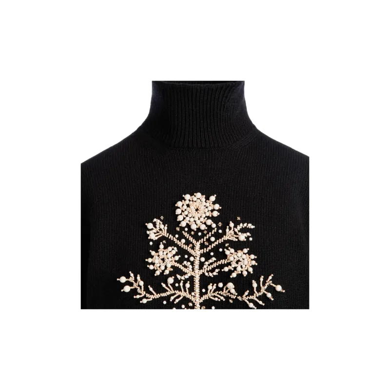 BALLY Heritage Flower embellished Sweater-2