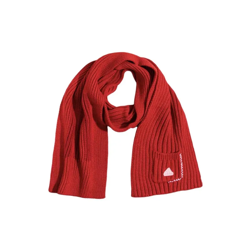 Adidas Acrylic Knit Scarves Unisex Red-0