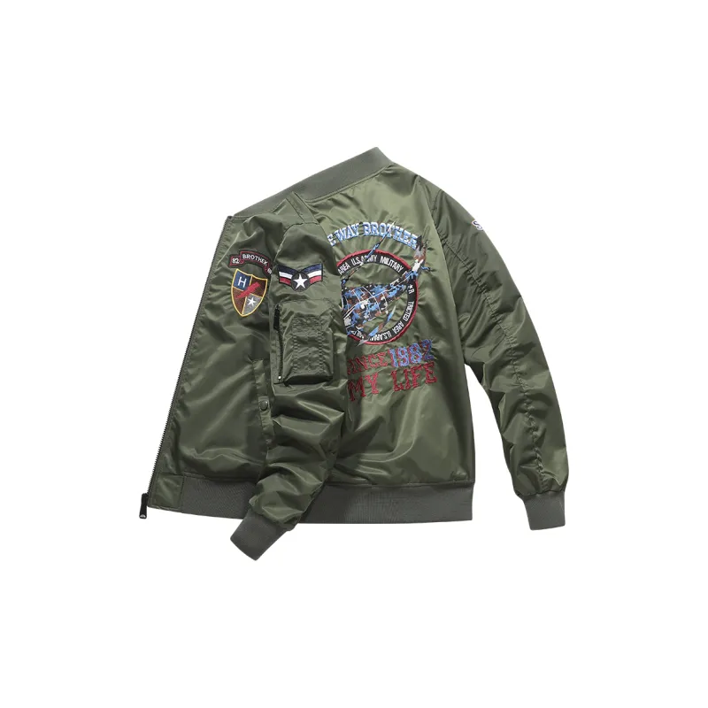 TREK&TRAVEL Baseball Jacket Unisex-5