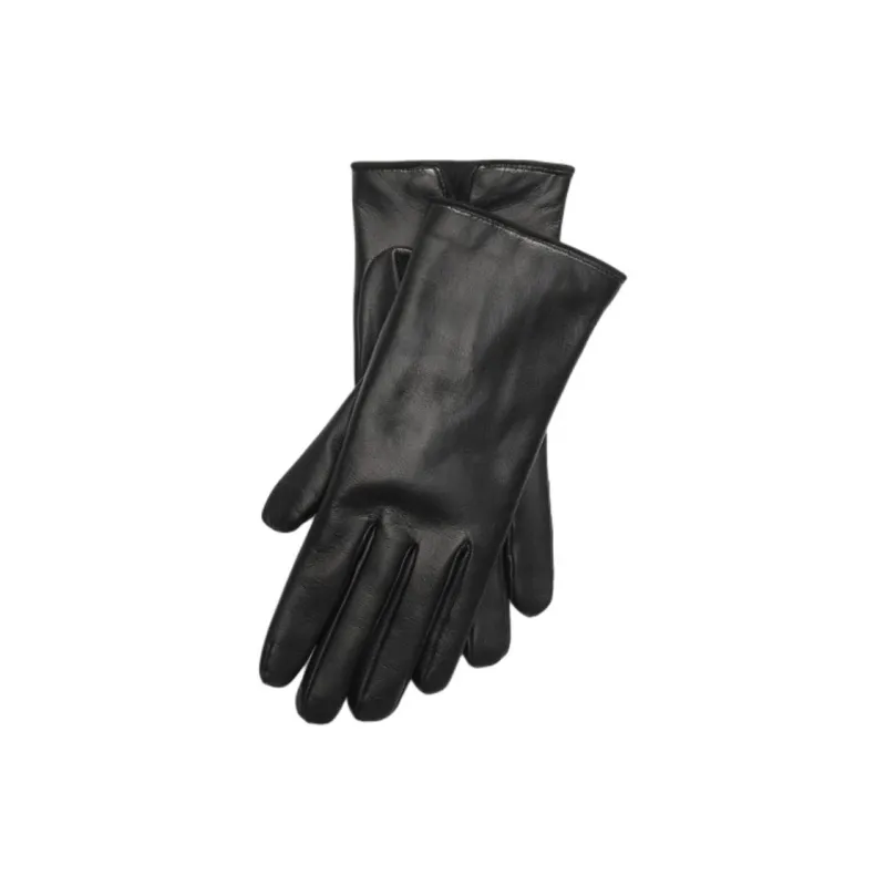 Ralph Lauren Lambskin Cashmere Gloves Women's Black-0