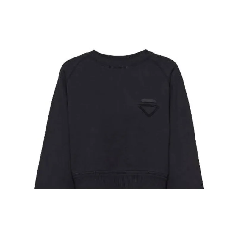 PRADA Crewneck Cropped Sweatshirt-2