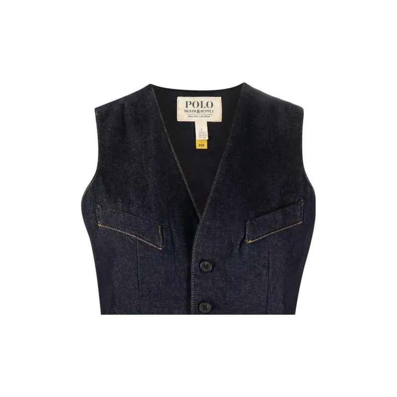 Polo Ralph Lauren Vests Women's Blue-6