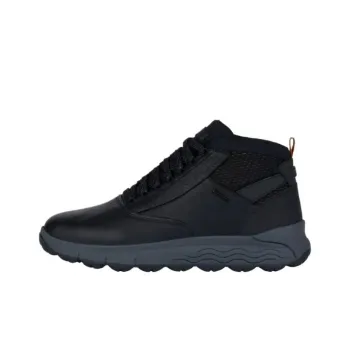 GEOX Spherica 4x4 Ab Anti-Slip Wear-Resistant Mid-Top Casual Shoes Men's Black