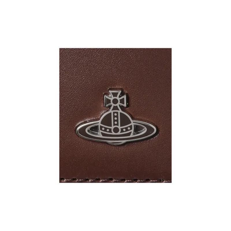 Vivienne Westwood Cow Leather Wallet Men's Brown-4