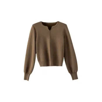 Late White Knitwear Women's Dark Khaki