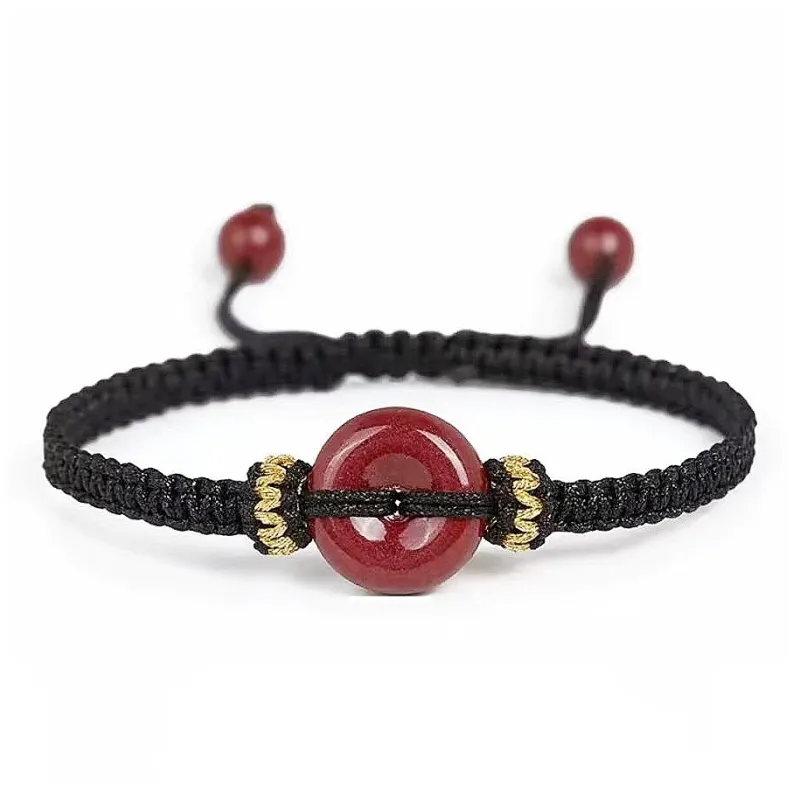 CUIYIN Cinnabar Bracelets Unisex-7