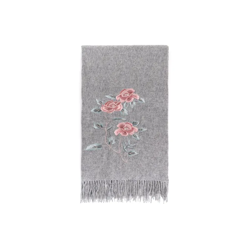 Shanghai Story Sheep Wool Knit Scarves Women's-6