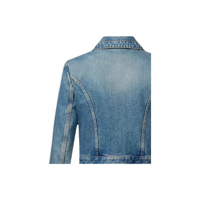 LOUIS VUITTON Lv Circle Tab Denim Jacket-3