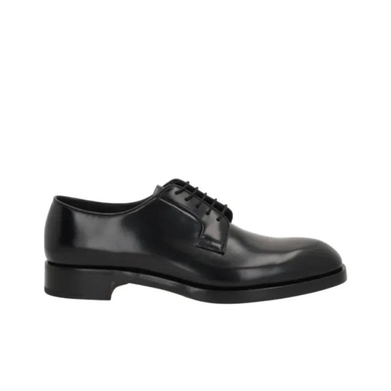 PRADA Dress Shoes Men Low Top Black-1