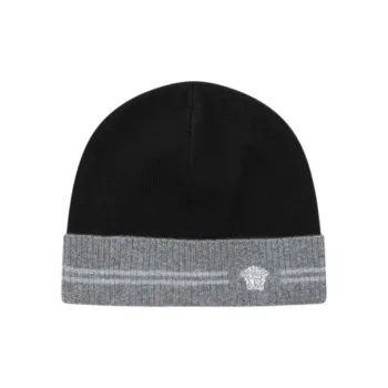 VERSACE Medusa Embroidered Beanie
