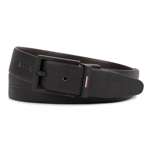 Tommy Hilfiger Cow Leather Leather Belts Men's Width  3.5cm