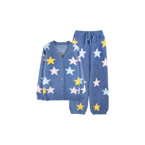 WANANNI Pajama Set Women's Blue
