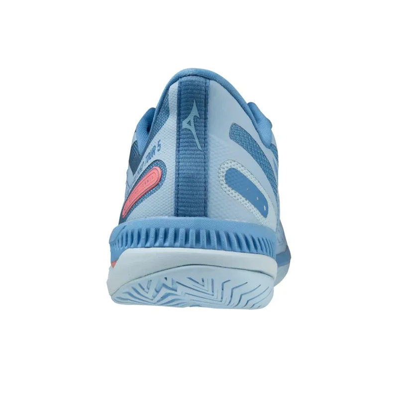 Mizuno Wave Exceed Tour 5 Anti-Slip Wear-Resistant Low-Top Tennis Shoes Women's Blue-3