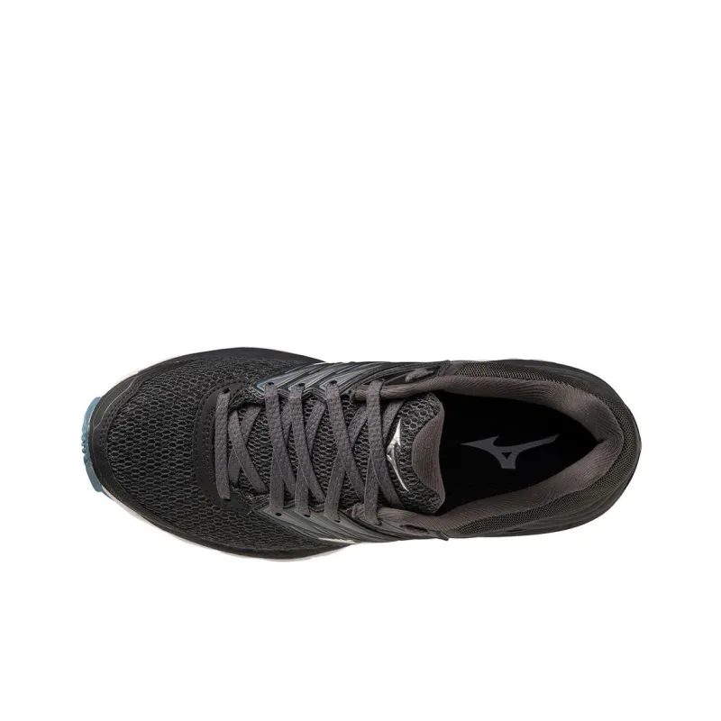 Mizuno Anti-Slip Wear-Resistant Low-Top Running Shoes Women's Black White-2