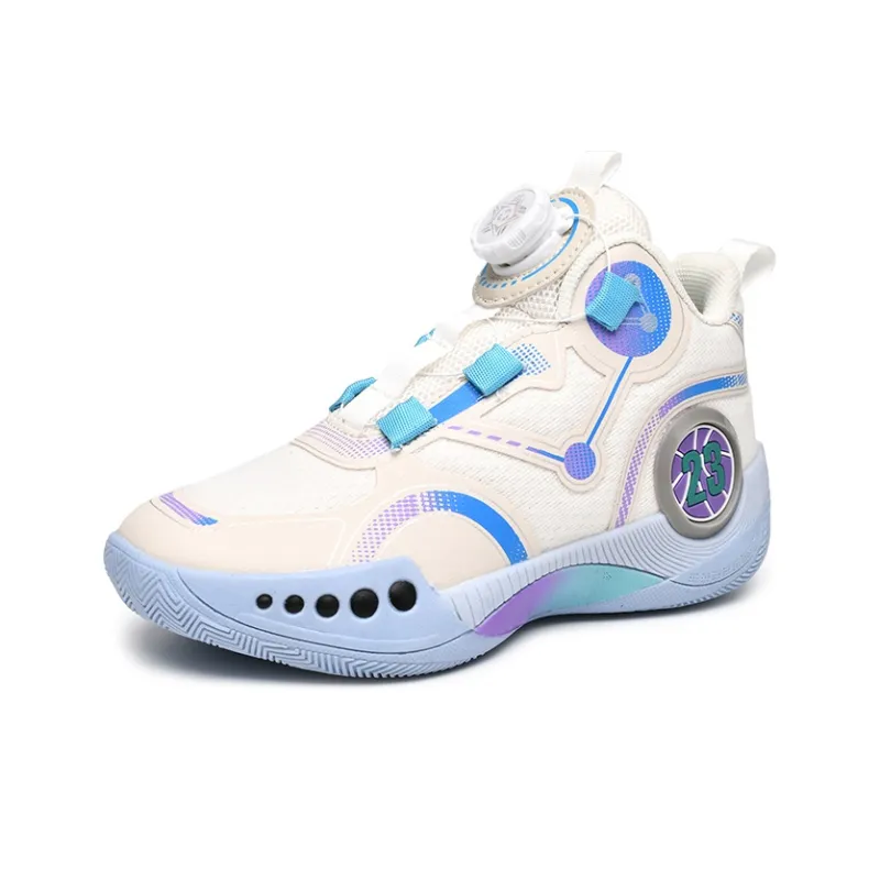FIRS Kids Slip Resistant Breathable Children's Basketball Shoes Teenagers-1