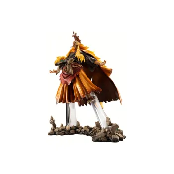 MegaHouse One Piece Character P.o.p One Piece Se Maximum Gold Lion Shiki Scale Figures