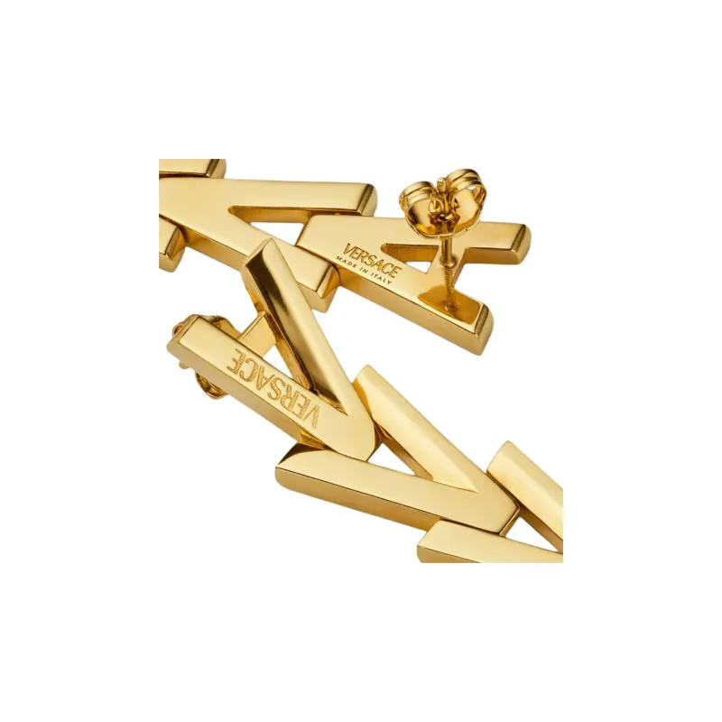 VERSACE V2025 Chain Drop Earrings-2