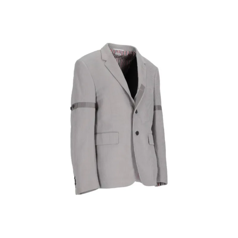 THOM BROWNE Single Breasted Tailored Blazer-3