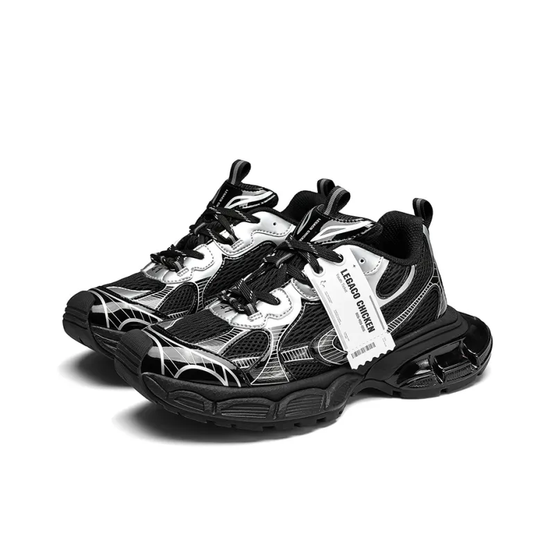 Legaco Chicken Cushioning Anti-Slip Wear-Resistant Breathable Height Increasing Low-Top Chunky Sneakers Unisex-39