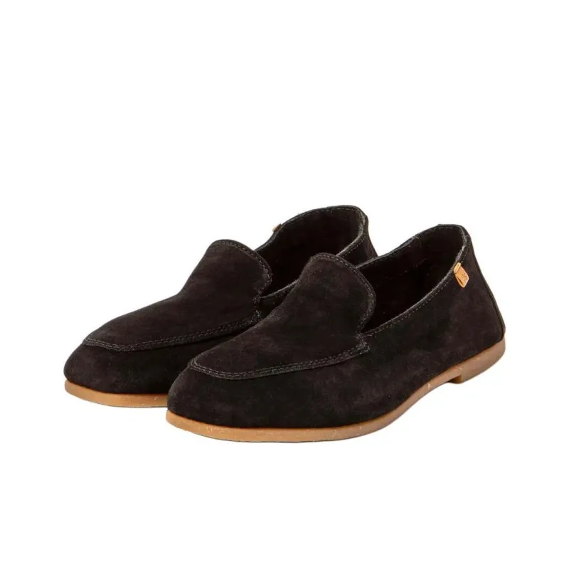 El Naturalista CROCHE Loafers Women's Black-1