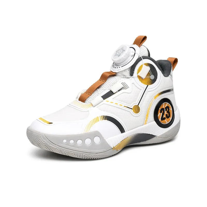 FIRS Kids Slip Resistant Breathable Children's Basketball Shoes Teenagers-7