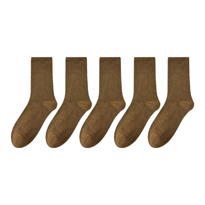 MIIOW Knee High Socks Women's 5 Pack-11