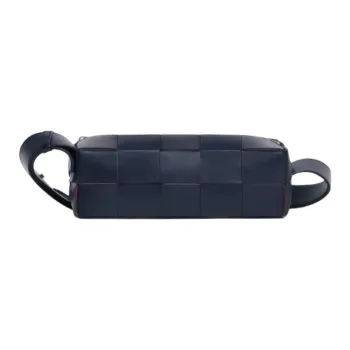Bottega Veneta Brick Casstte Calfskin Shoulder Bag, Crossbody Bag Trumpets Men's Space/Barolo Color